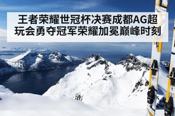 王者荣耀世冠杯决赛成都AG超玩会勇夺冠军荣耀加冕巅峰时刻